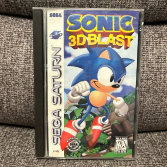 TESTED! Sonic 3D Blast for Sega Saturn Long Box CIB Complete in Box - Picture 1 of 5